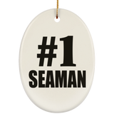 Number One #1 Seaman - Oval Ornament