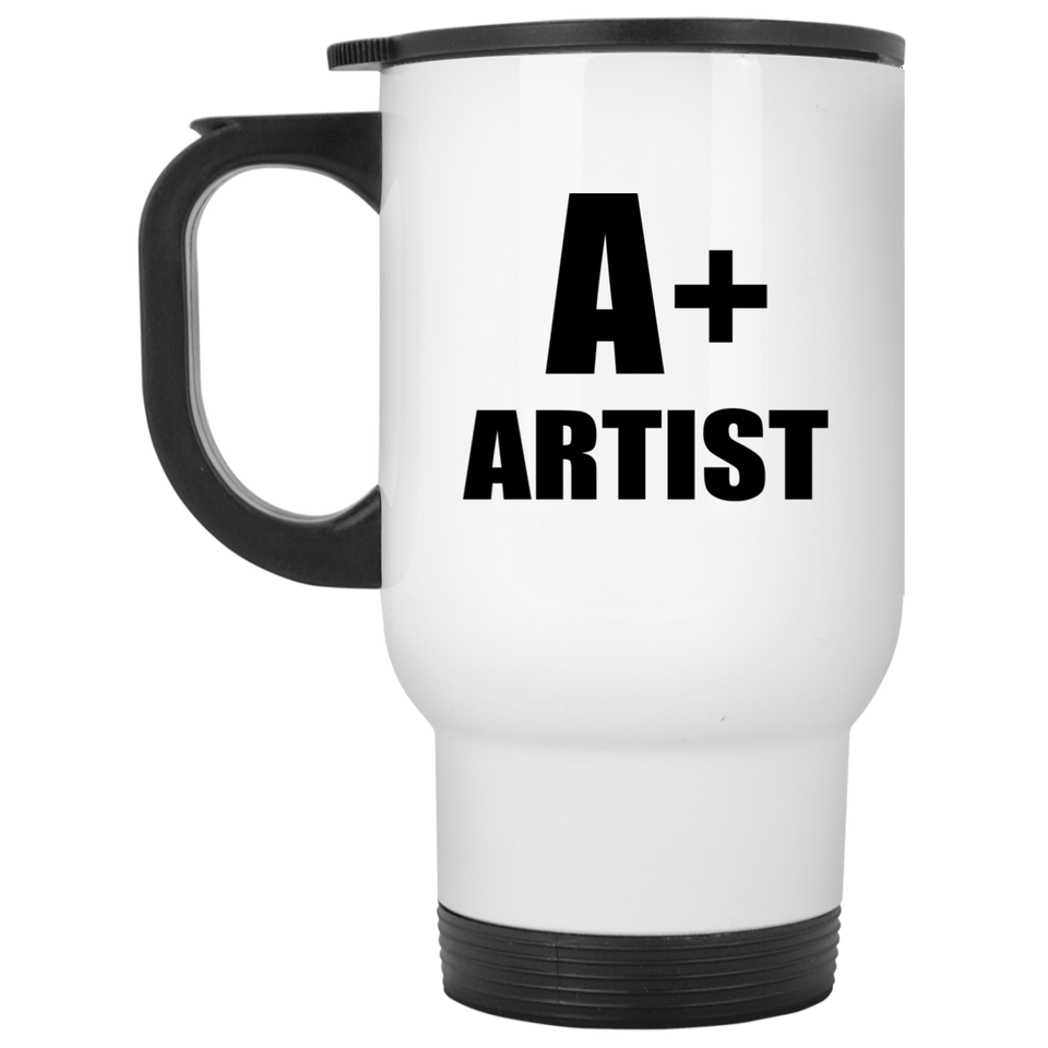A+ Artist - White Travel Mug