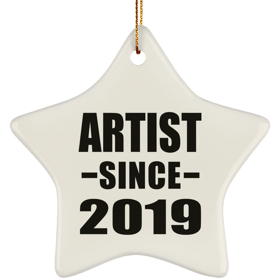 Artist Since 2019 - Star Ornament