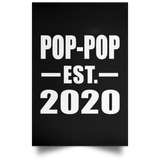 Pop-Pop Established EST. 2020 - Poster Portrait