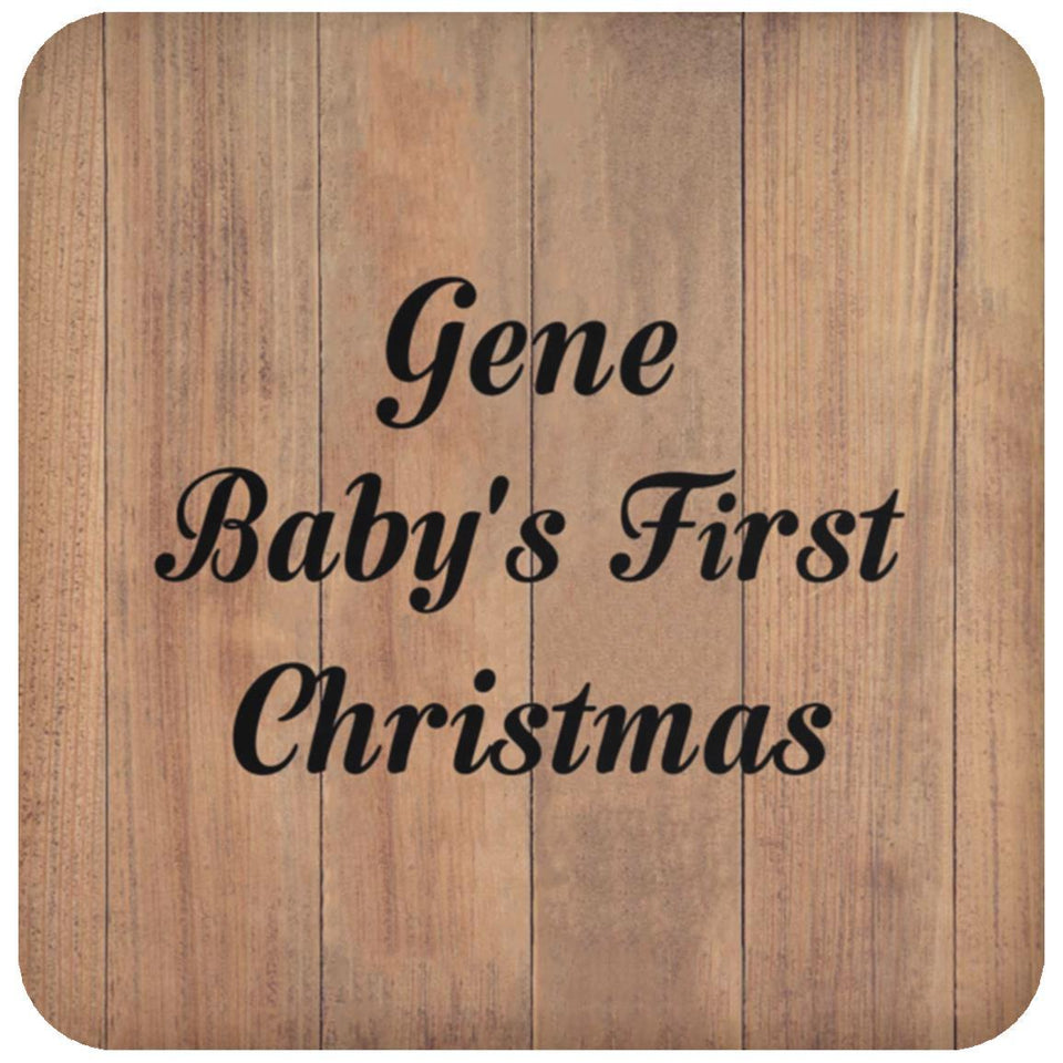 Gene Baby's First Christmas - Drink Coaster C