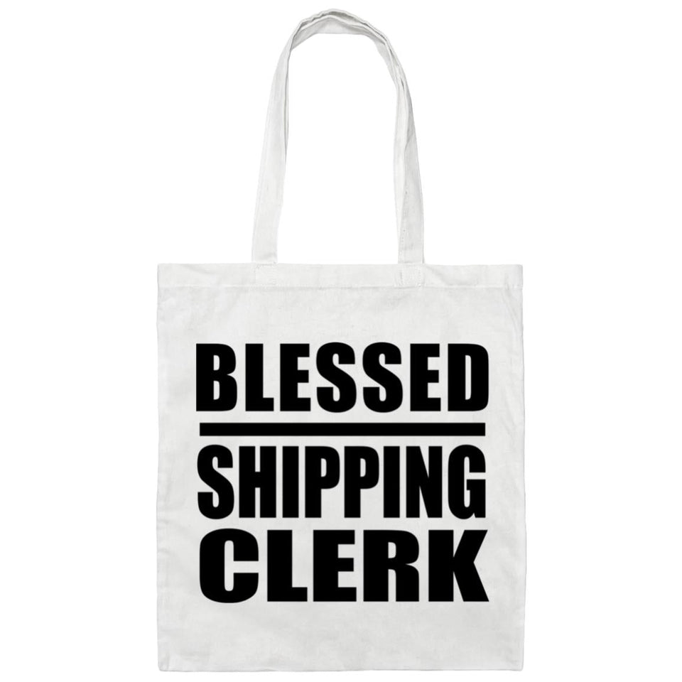Blessed Shipping Clerk - Tote Bag White