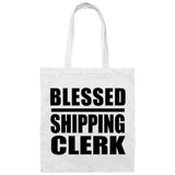 Blessed Shipping Clerk - Tote Bag White