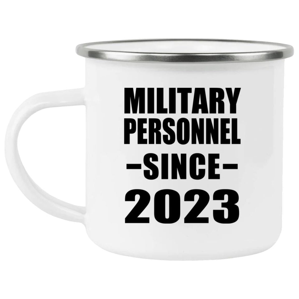 Military Personnel Since 2023 - 12oz Camping Mug