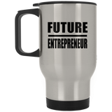 Future Entrepreneur - Silver Travel Mug