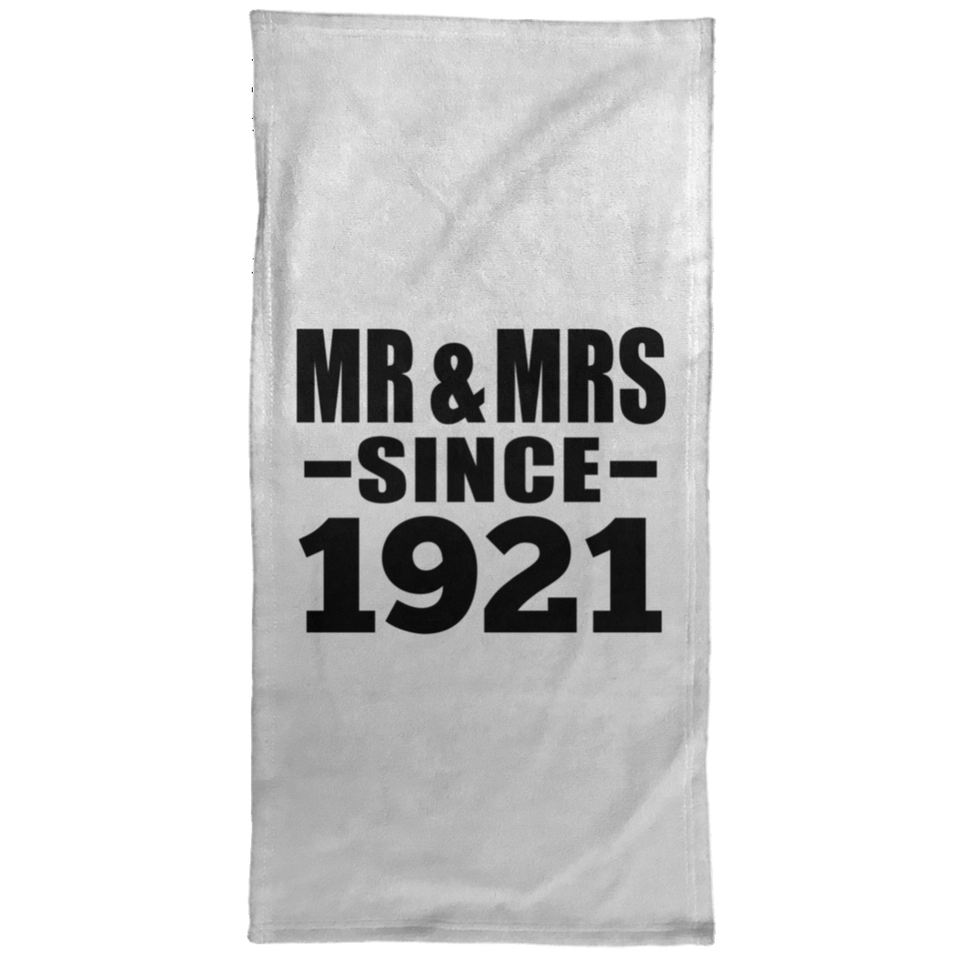 103rd Anniversary Mr & Mrs Since 1921 - Hand Towel