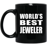 World's Best Jeweler - 11 Oz Coffee Mug Black