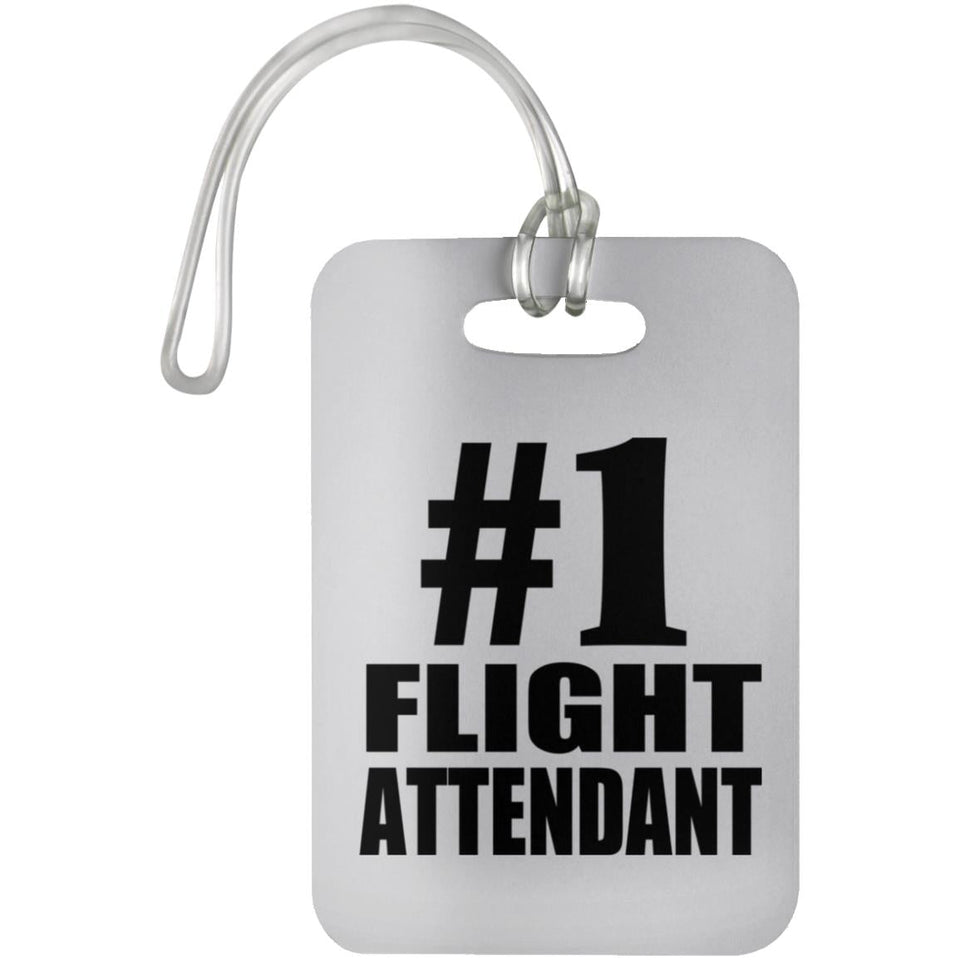 Number One #1 Flight Attendant - Luggage Bag Tag