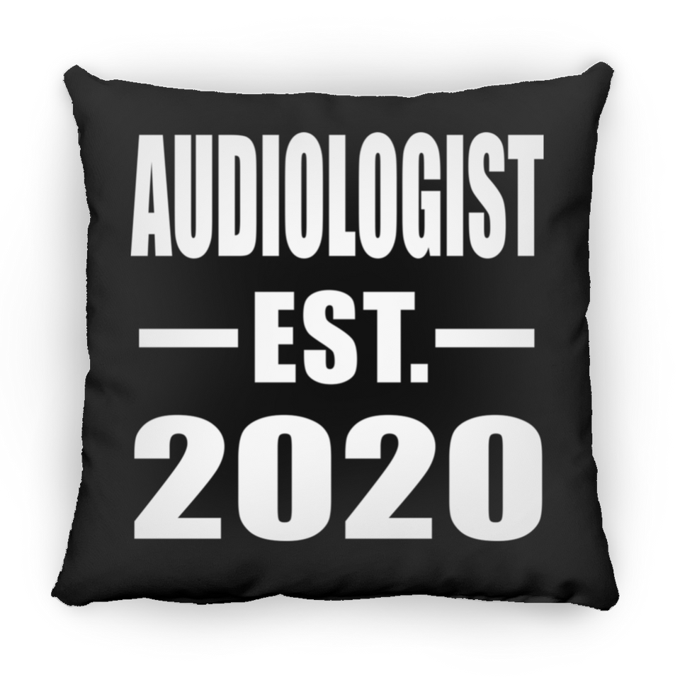 Audiologist Established EST. 2020 - Throw Pillow Black