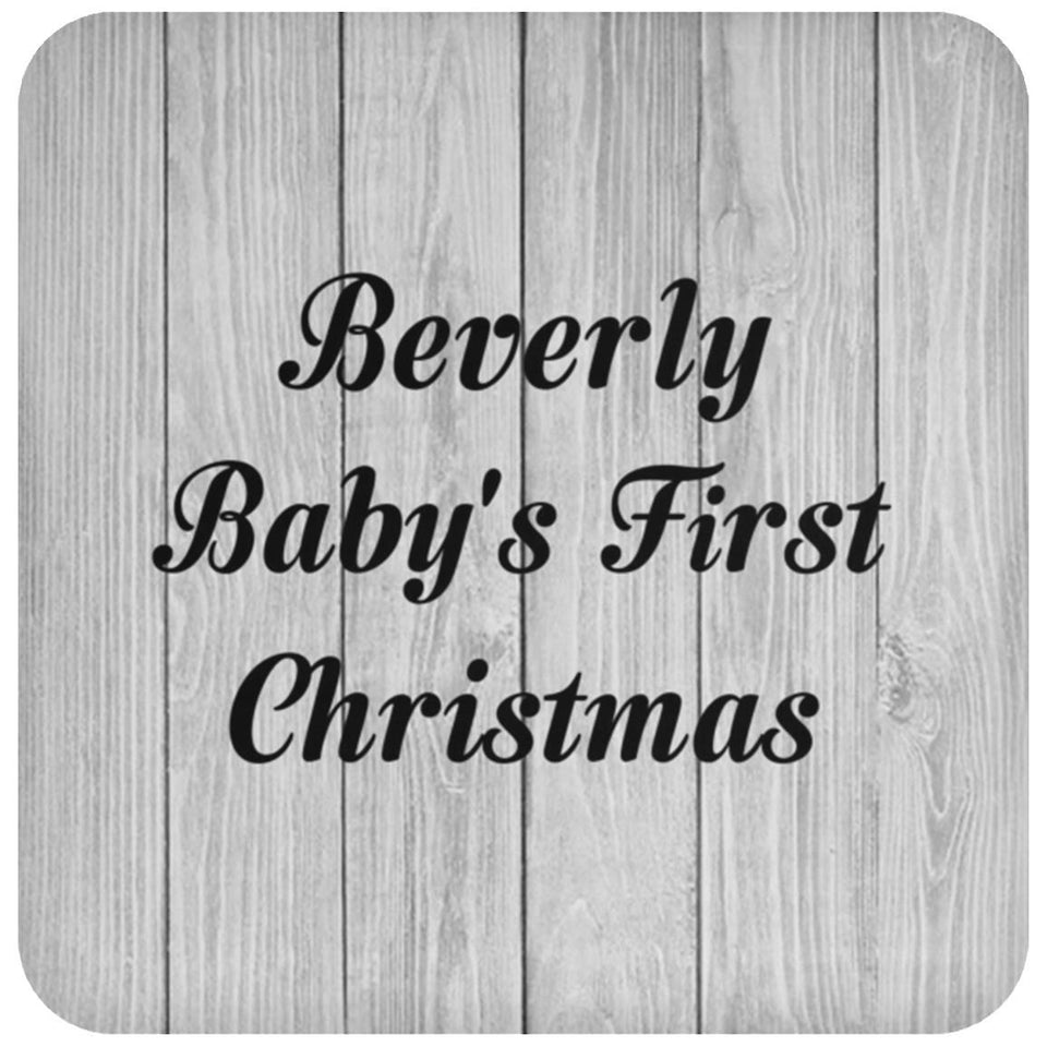 Beverly Baby's First Christmas - Drink Coaster F