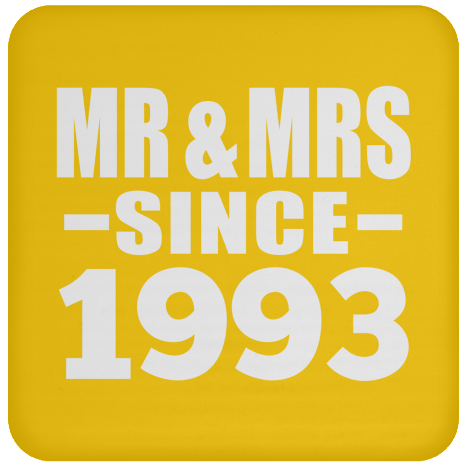 31st Anniversary Mr & Mrs Since 1993 - Drink Coaster