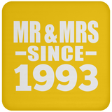 31st Anniversary Mr & Mrs Since 1993 - Drink Coaster