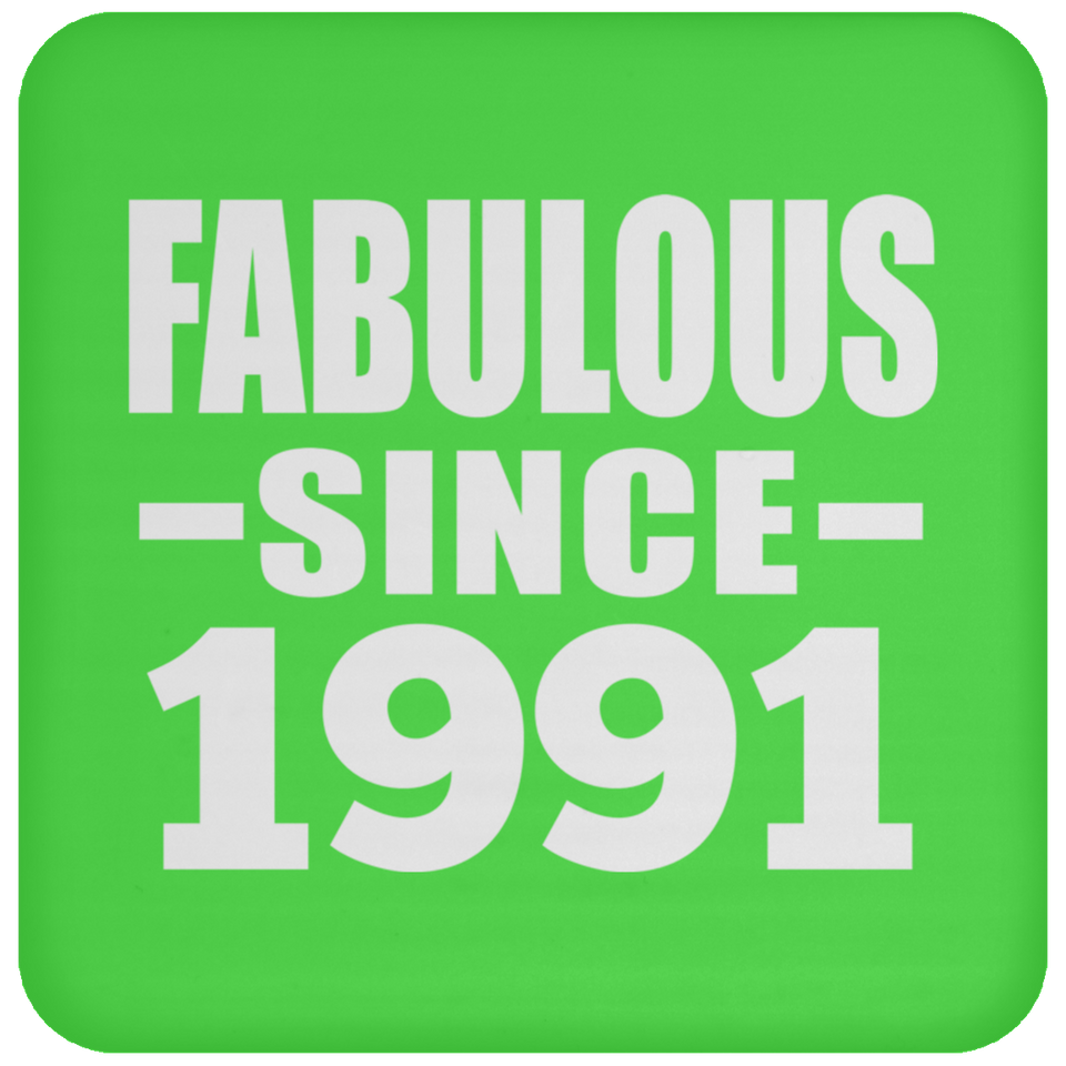 33rd Birthday Fabulous Since 1991 - Drink Coaster