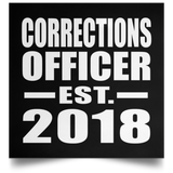 Corrections Officer Established EST. 2018 - Poster Square