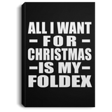 All I Want For Christmas Is My Foldex - Canvas Portrait