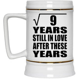 3rd Anniversary Square Root of 9 Years Still In Love - Beer Stein