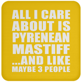 All I Care About Is Pyrenean Mastiff - Drink Coaster