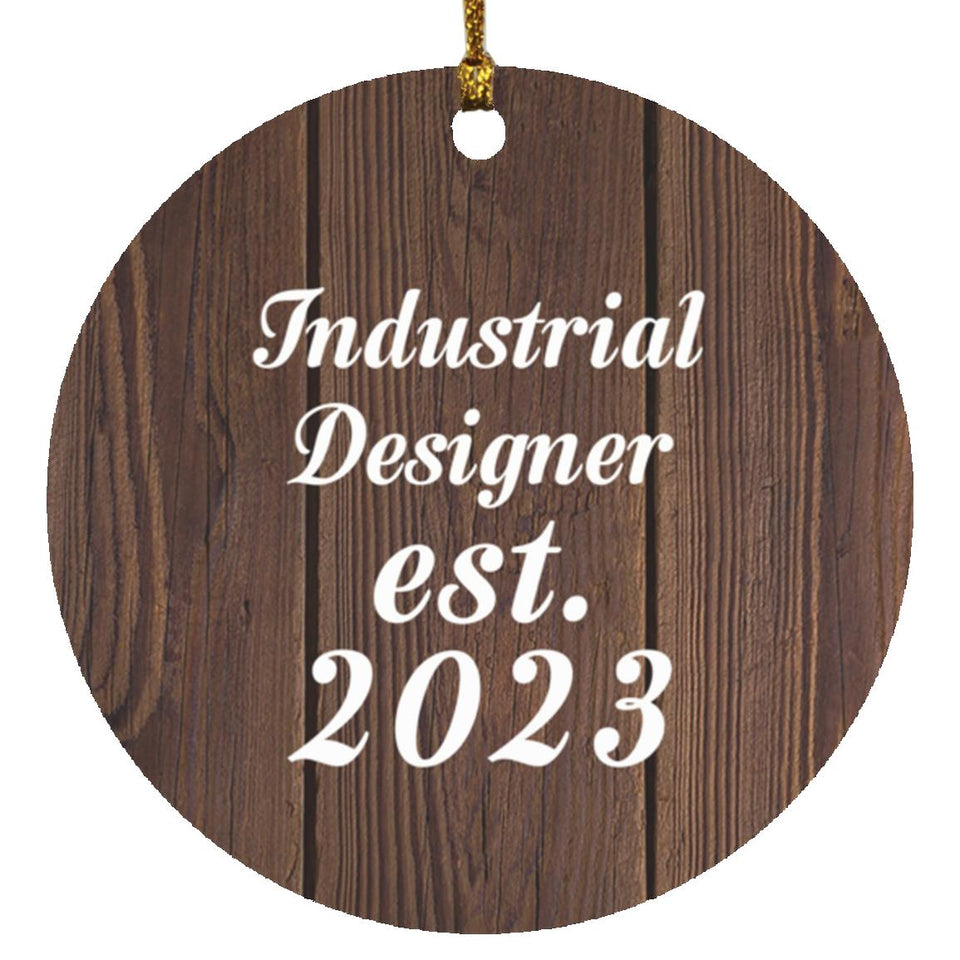 Industrial Designer Established Est. 2023 - Circle Ornament D