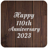 Happy 110th Anniversary 2023 - Drink Coaster D