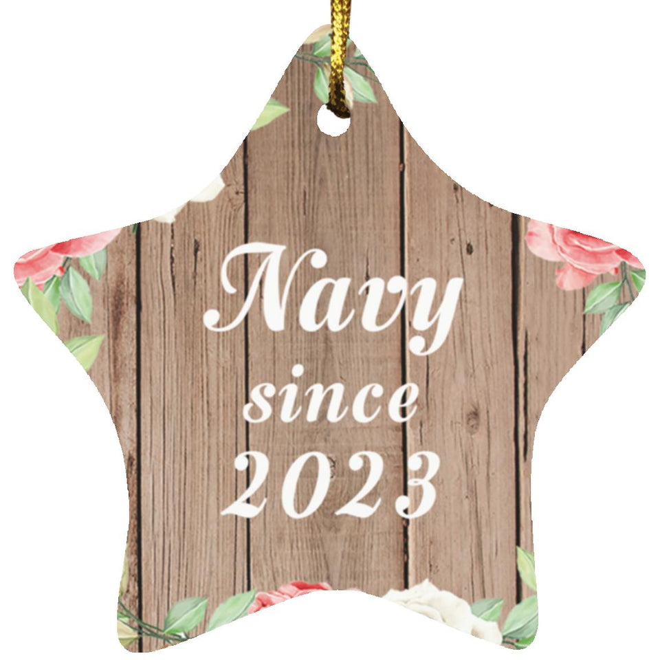 Navy Since 2023 - Star Ornament B