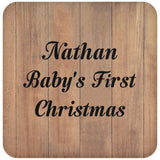 Nathan Baby's First Christmas - Drink Coaster C