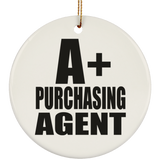 A+ Purchasing Agent - Circle Ornament