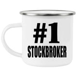 Number One #1 Stockbroker - 12oz Camping Mug