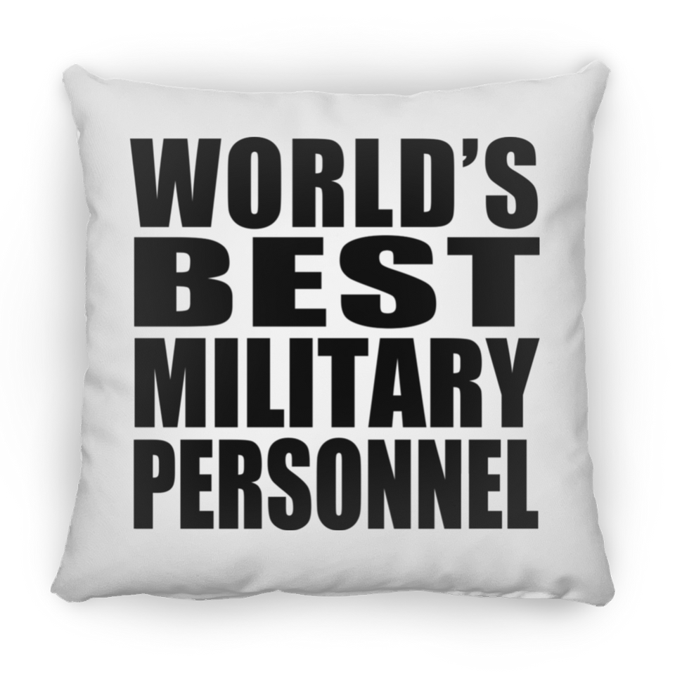 World's Best Military Personnel - Throw Pillow