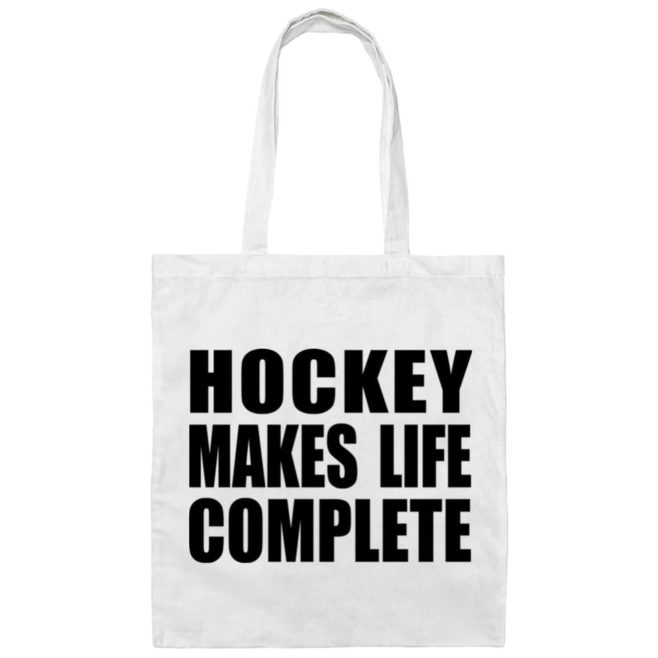 Hockey Makes Life Complete - Tote Bag White