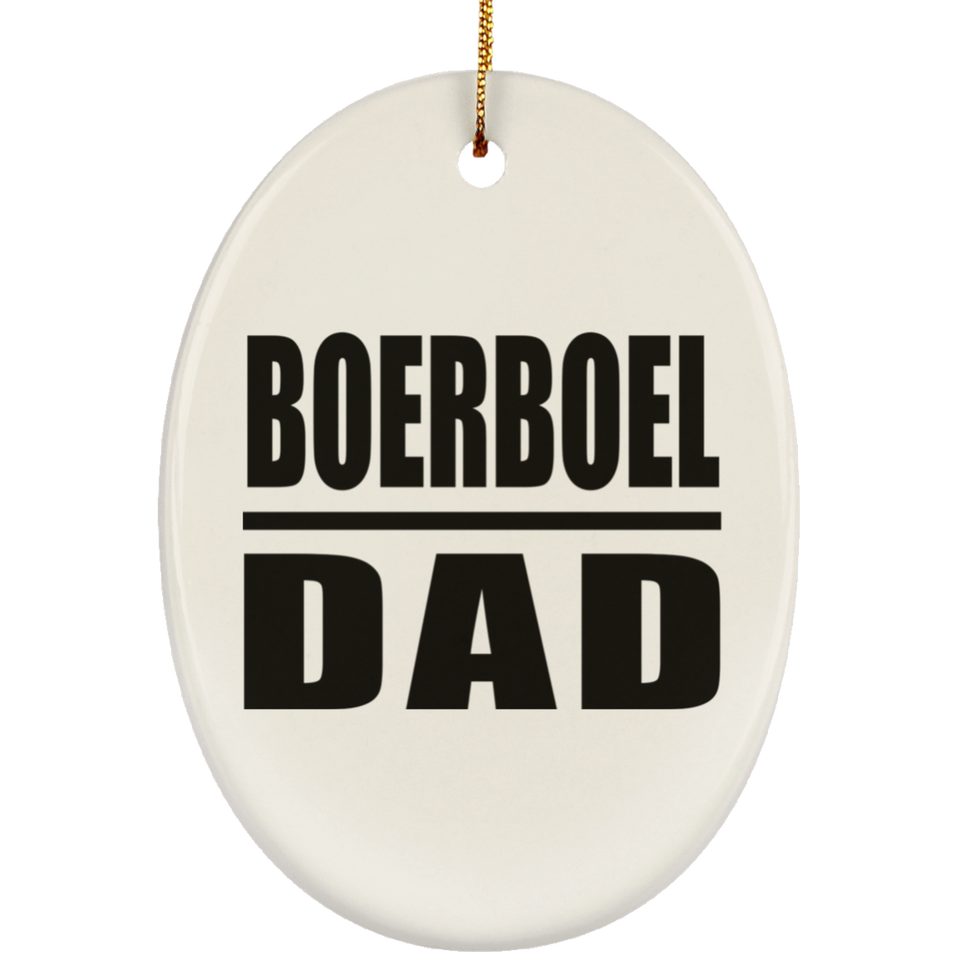 Boerboel Dad - Oval Ornament