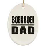 Boerboel Dad - Oval Ornament