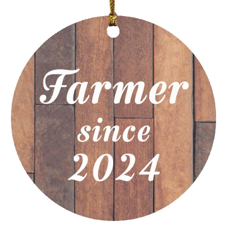 Farmer Since 2024 - Circle Ornament E