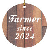 Farmer Since 2024 - Circle Ornament E
