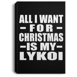 All I Want For Christmas Is My Lykoi - Canvas Portrait