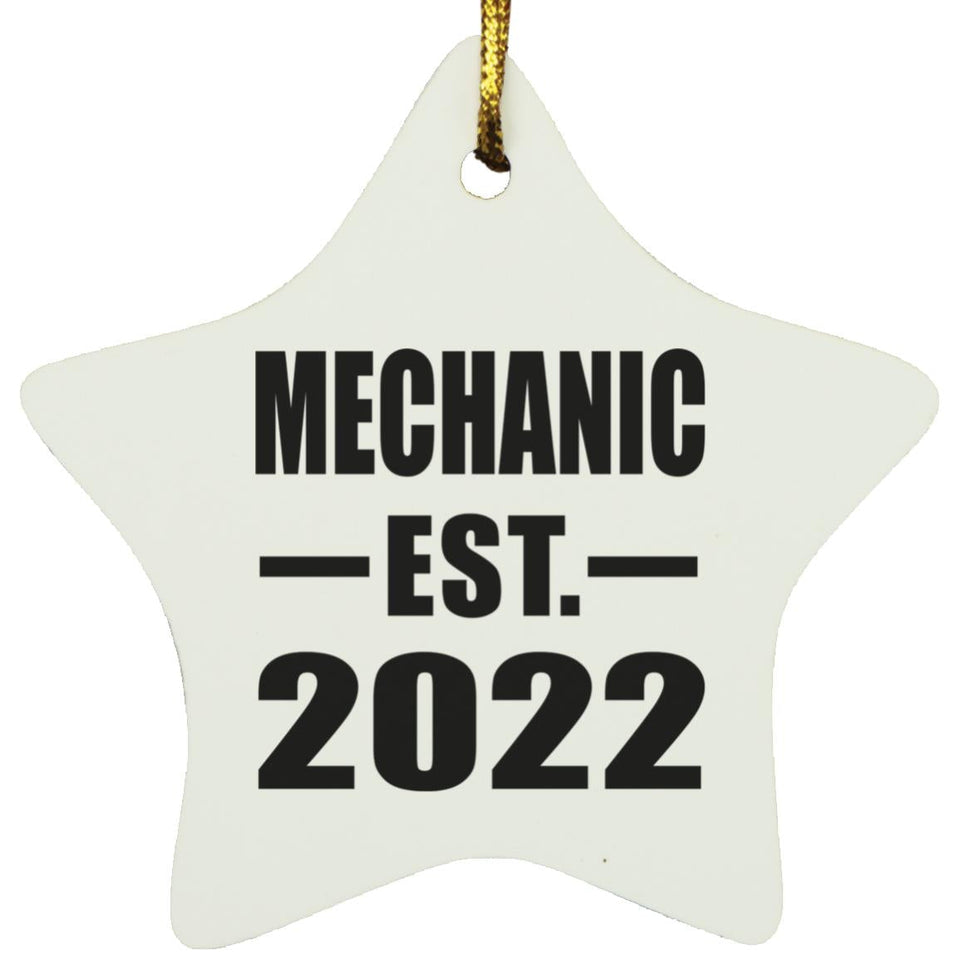 Mechanic Established EST. 2022 - Star Ornament