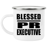 Blessed PR Executive - 12oz Camping Mug