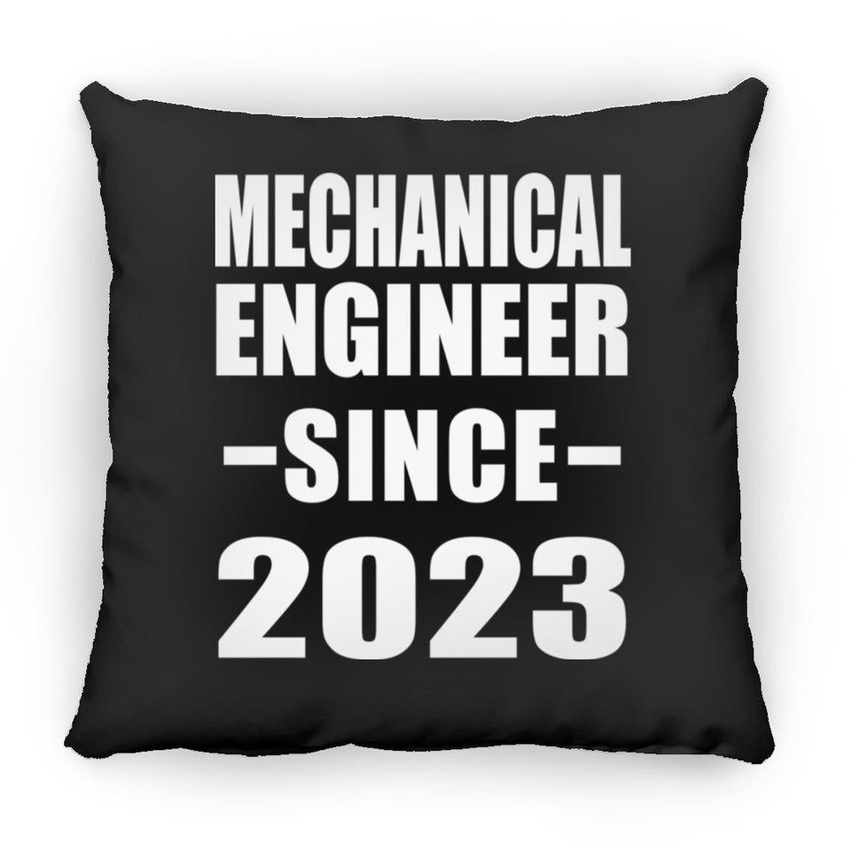 Mechanical Engineer Since 2023 - Throw Pillow Black
