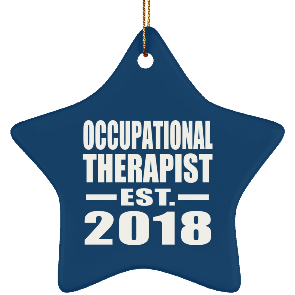 Occupational Therapist Established EST. 2018 - Star Ornament