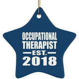 Occupational Therapist Established EST. 2018 - Star Ornament
