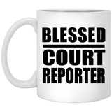 Blessed Court Reporter - 11oz Coffee Mug
