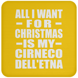 All I Want For Christmas Is My Cirneco Dell'etna - Coaster
