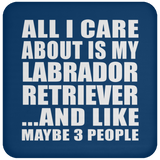 All I Care About Is My Labrador Retriever - Drink Coaster