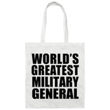 World's Greatest Military General - Tote Bag White