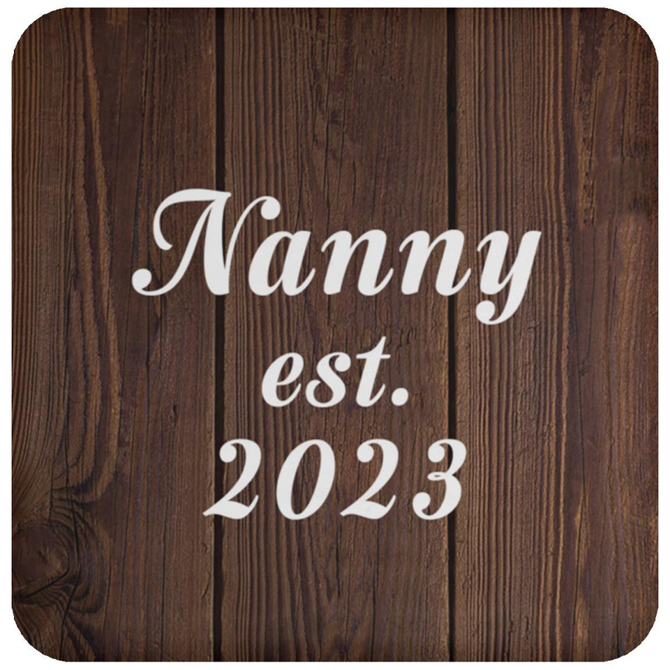 Nanny Established EST. 2023 - Drink Coaster D