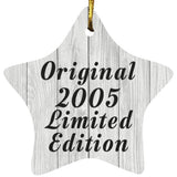 19th Birthday Original 2005 Limited Edition - Star Ornament F