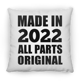 2nd Birthday Made in 2022 All Parts Original - Throw Pillow