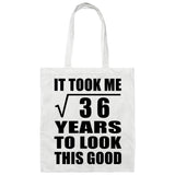 6th Birthday Took Square Root of 36 Years To Look Good - Tote Bag White