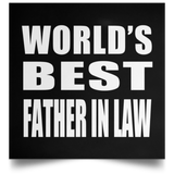 World's Best Father In Law - Poster Square