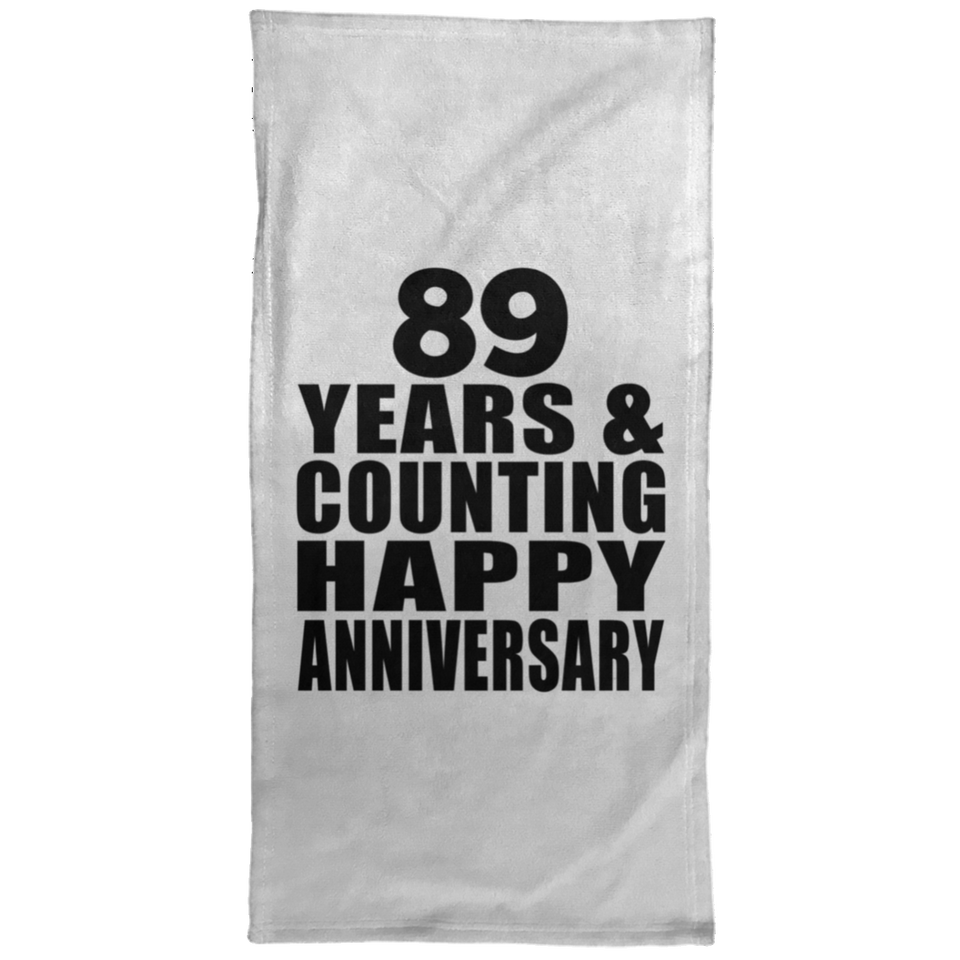 Happy 89th Anniversary 89 Years & Counting - Hand Towel