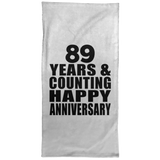 Happy 89th Anniversary 89 Years & Counting - Hand Towel